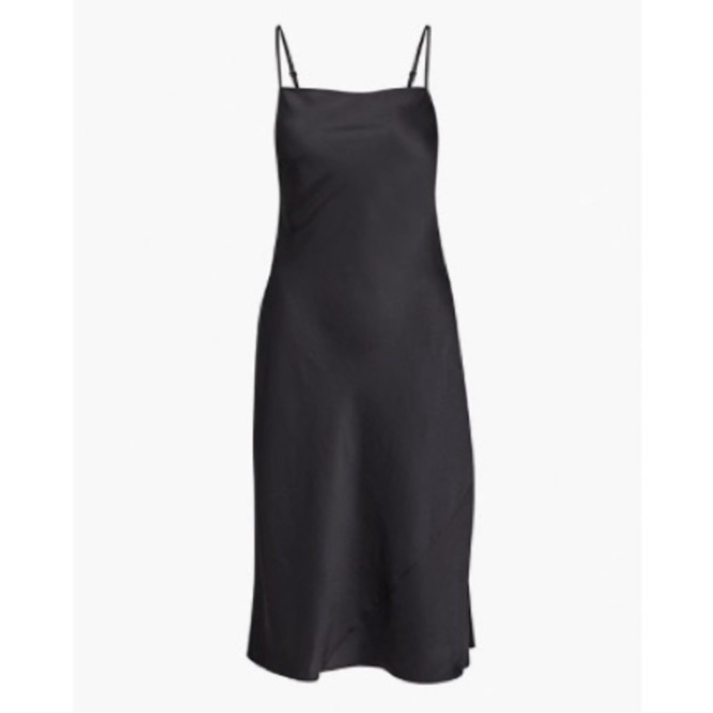 NWOT Aritzia Wilfred Only Square Slip Dress in Black